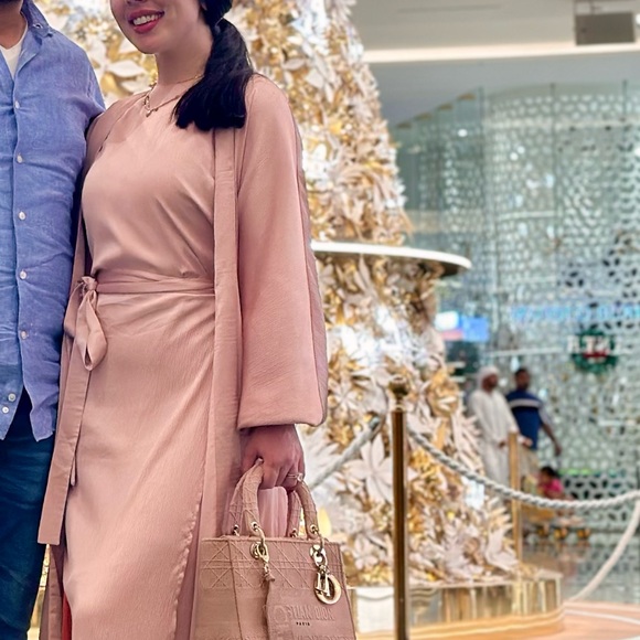 Veiled Collection Salma Sleeveless Maxi Dress & Skirt Set XS + Open Abaya XXS - Picture 7 of 10